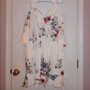Cream Floral Romper